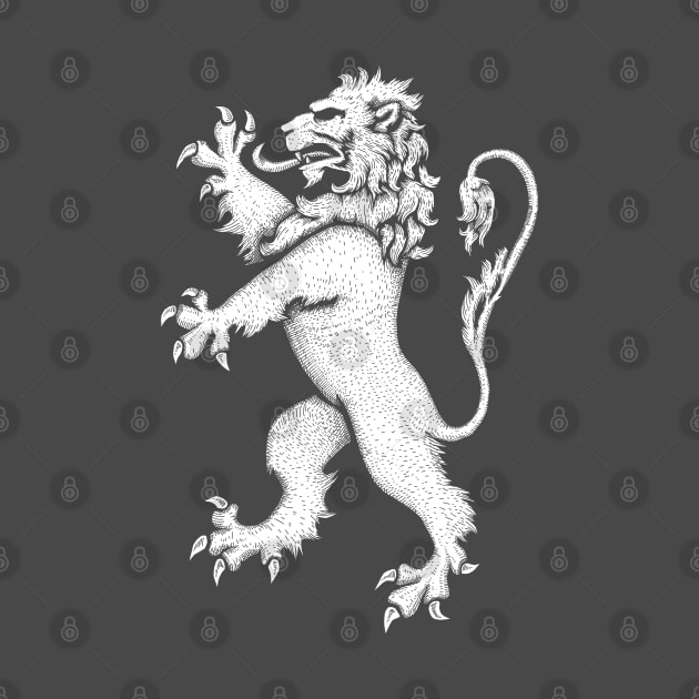 Rampant Lion - Regal White by GAz