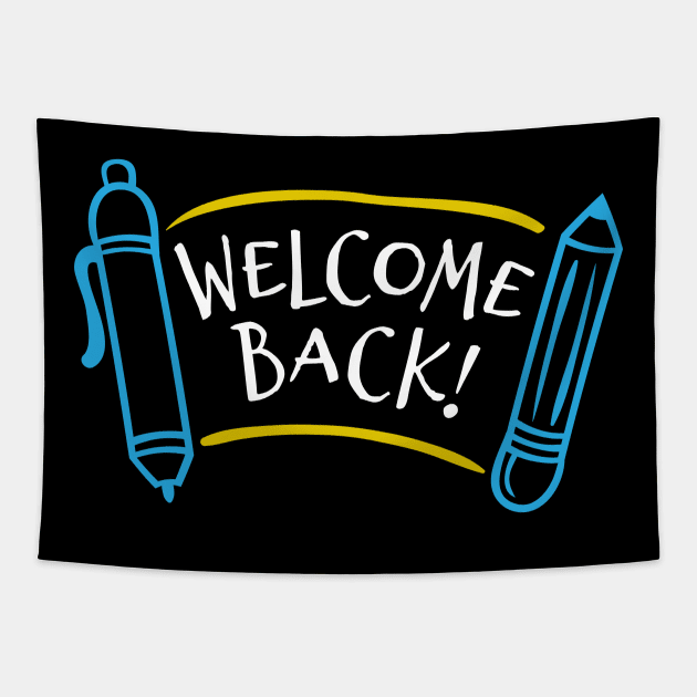 welcome back to school Tapestry by designdaking