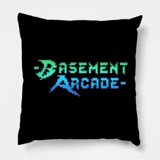 Basement Arcade Logo (Text Only) Pillow
