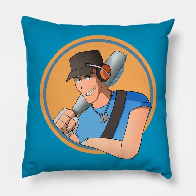 BLU! Scout Pillow by Cassidythehedgehog1