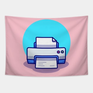 Printer With Paper Tapestry