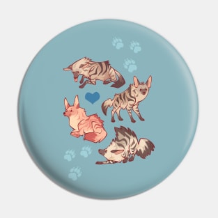 Aardwolf no text Pin