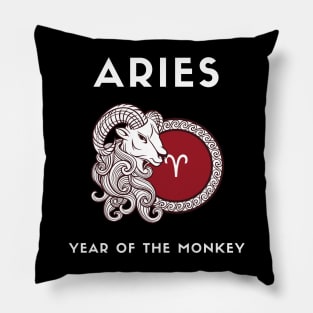 ARIES / Year of the MONKEY Pillow