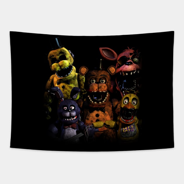 Five Nights at Freddy's Tapestry by Gembel Ceria