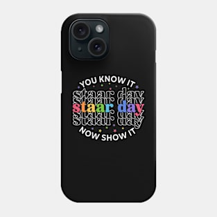 Groovy You Know It Now Show It Testing Day  Kids Funny Phone Case