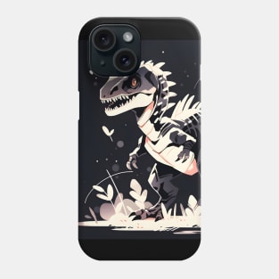 Rex skeleton dinosaur Phone Case