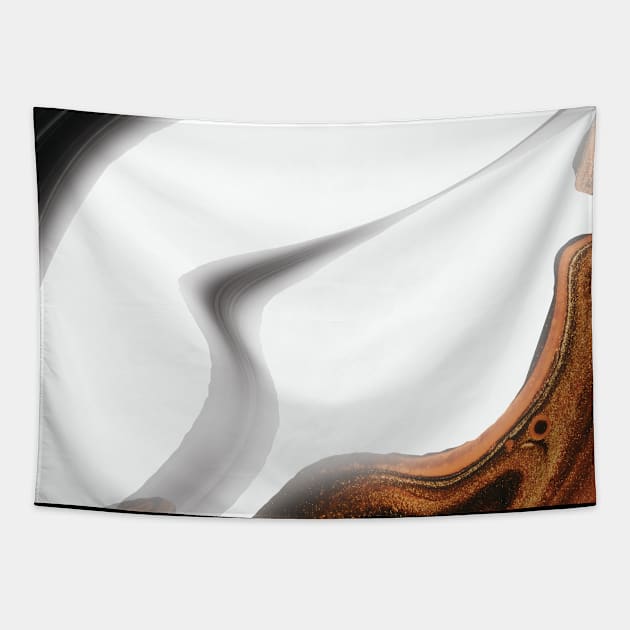 Summer Vibes Marble Waves Tapestry by ArticArtac