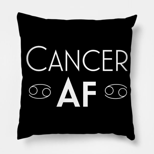 Cancer AF Pillow by Sloop