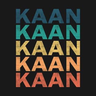 Kaan Name T Shirt - Kaan Vintage Retro Name Gift Item Tee T-Shirt