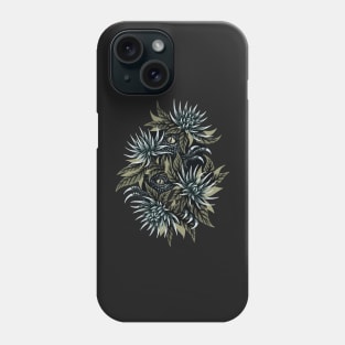 Hidden Creatures - Grey / Khaki Phone Case