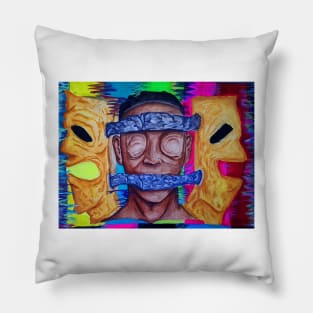 Beyond the mask Pillow