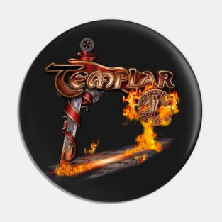 Templar sword Pin