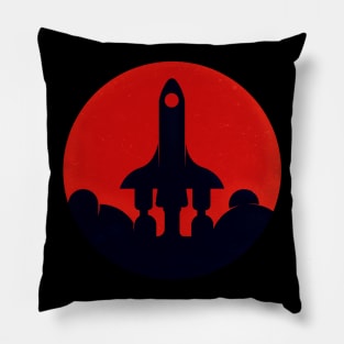 Rocket to Mars Pillow