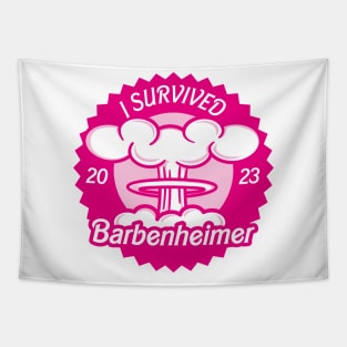 I Survived Barbenheimer Tapestry