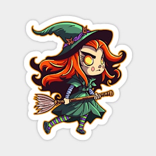 Chibi Witchy Magnet