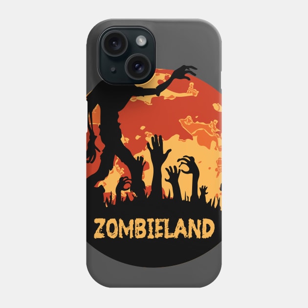 Zombieland Halloween Design Phone Case by boobear_studio