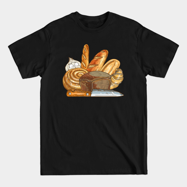 Discover Bread and Garlic - Bread Lover - T-Shirt