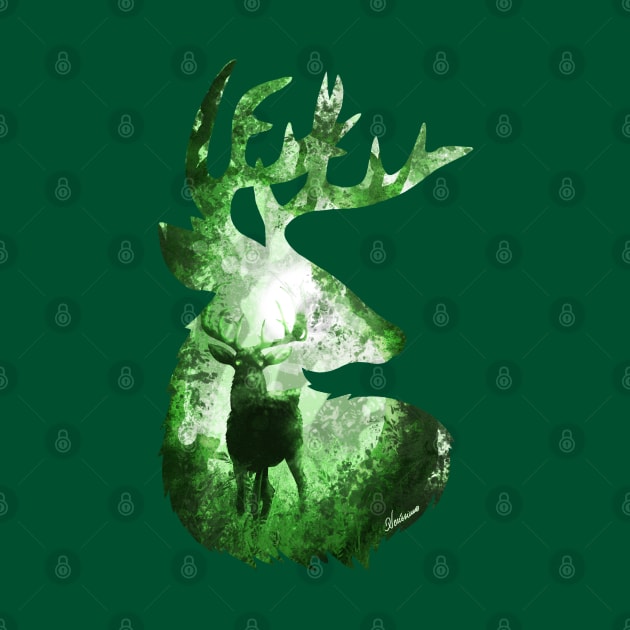 Evergreen Deer by DVerissimo