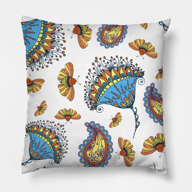 Fantasy pattern Pillow by NadiiaGogol