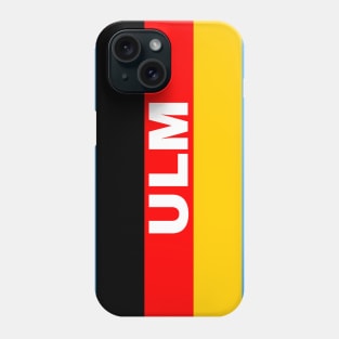 Ulm City in German Flag Phone Case