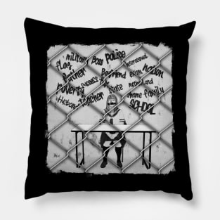 The Caged Student Pillow