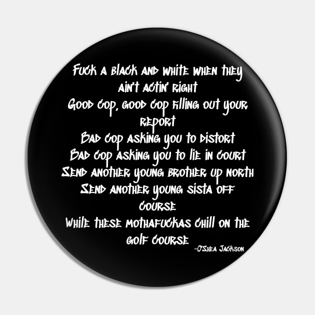 Ice Cube Quote Pin by km726