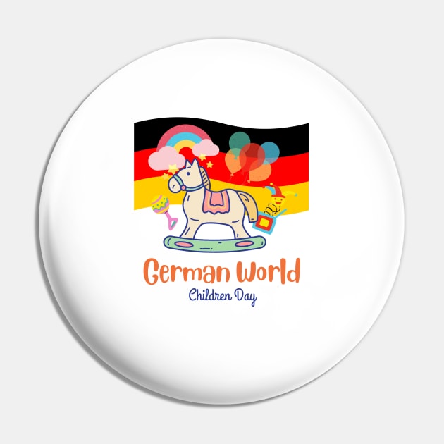 Children Day Of Germany Pin by Alsprey31_designmarket