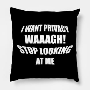 Want privacy Pillow