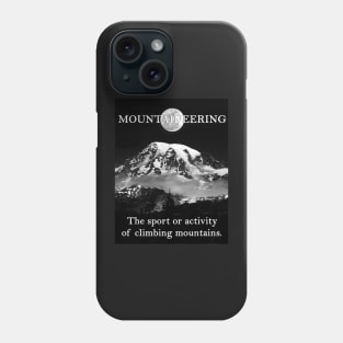 Mountaineering description poster work A Phone Case