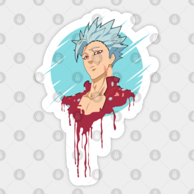 The Seven Deadly Sins Anime Ban The Seven Deadly Sins Sticker Teepublic The seven deadly sins (manga). the seven deadly sins anime ban