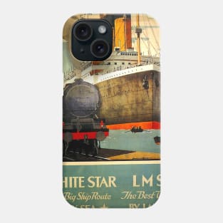 Vintage Travel - White Star Phone Case