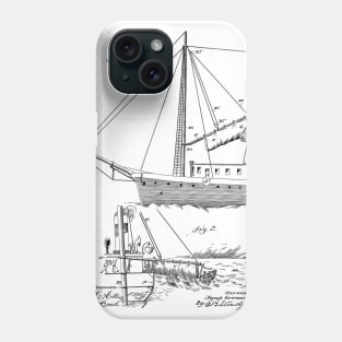 Life Saving Apparatus for Boat Vintage Patent Hand Drawing Phone Case