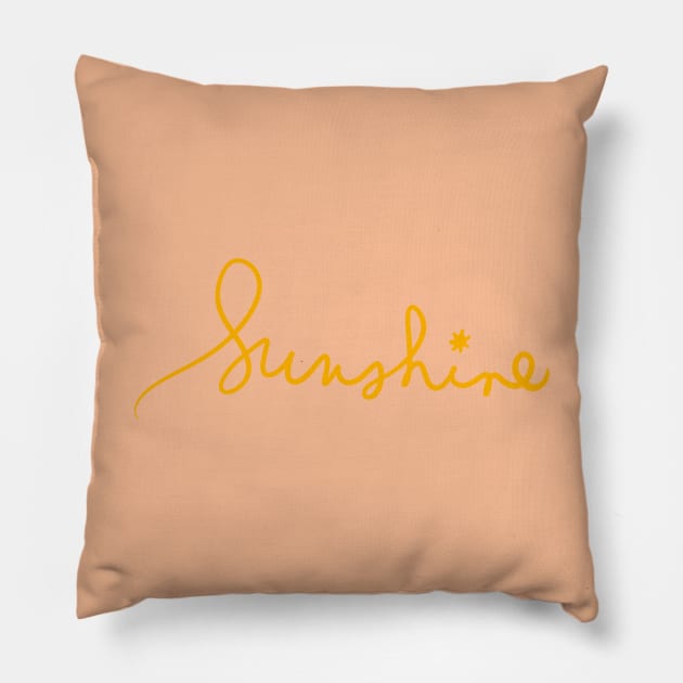 Sunshine Pillow by Fluffymafi