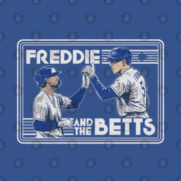 Mookie Betts & Freddie Freeman Freddie And The Betts by KraemerShop