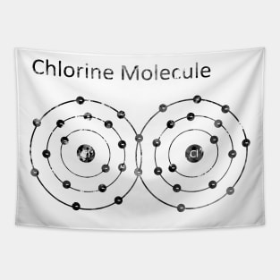 Chlorine Molecule Tapestry