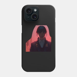 Wednesday Fanart Sticker Phone Case