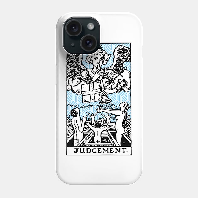 Geometric tarot print, judgement Phone Case by annaleebeer