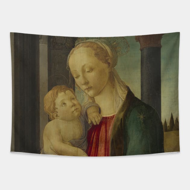 Madonna and Child by Sandro Botticelli Tapestry by Classic Art Stall