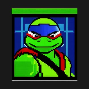 Ninja turtles pixel art arcade T-Shirt