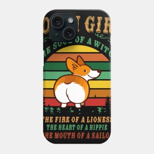 Corgi Girl - Witch - Lioness - Hippie - Sailor (87) Phone Case