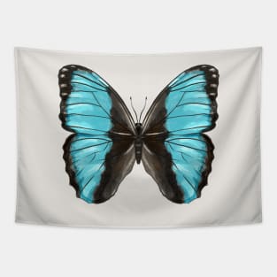 Blue Butterfly Insect Lover Art Tapestry