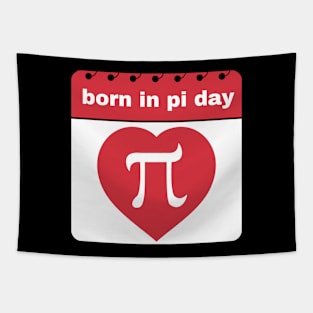 born in pi day - pi day - happy pi day Tapestry