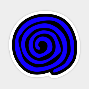 Blue Spriral Magnet