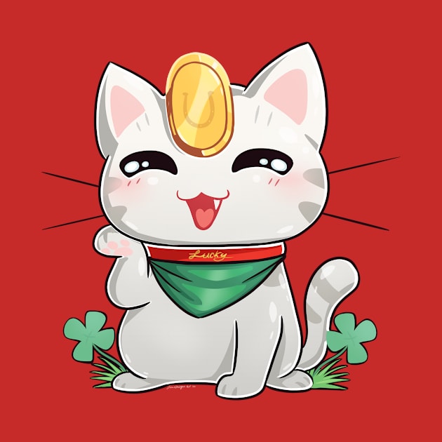 Lucky Cat by DawnDragon Art