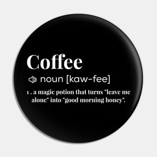 Funny coffee definition Pin