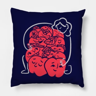 Halloween for women - Apples being hugged Pillow