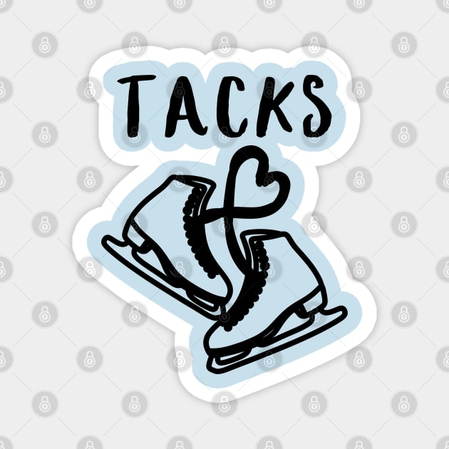 Ccm Tacks Ice Hockey Skates Magnet by Creatifly Graphic Tees