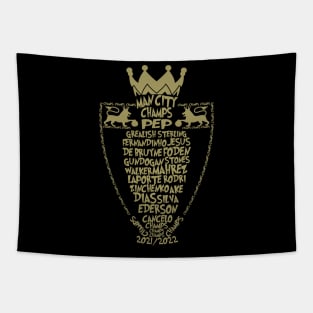 Man City EPL Champs Tapestry