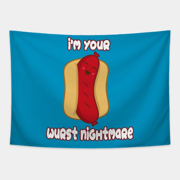 Wurst Nightmare Tapestry by rachybattlebot