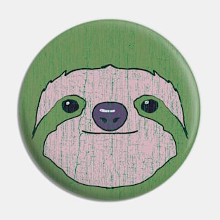 Sloth Face Pin